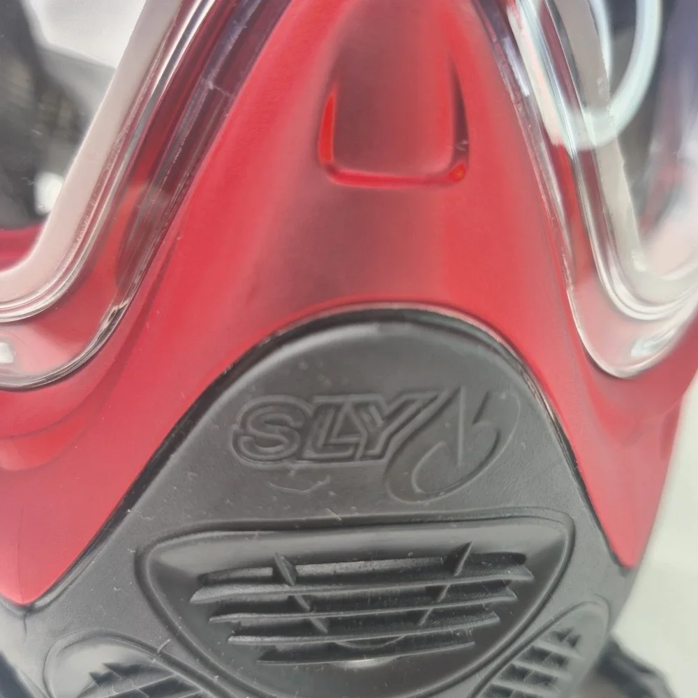 Sly Paintball Mask Profit Series Black Red with Black Lens READ